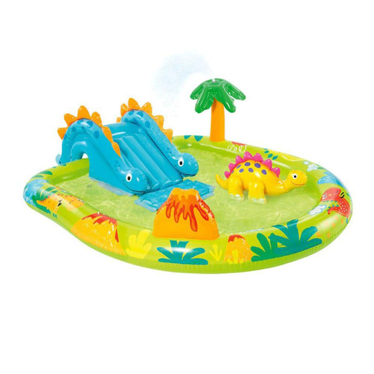 Piscina Inflable Intex Con Centro de Juegos de Dinosaurios