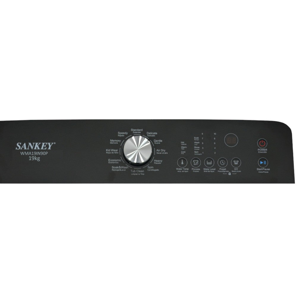 Lavadora Automática Sankey Inverter / 19KG / Alta Eficiencia - Sankey - Titan.com.pa - 7453118901821