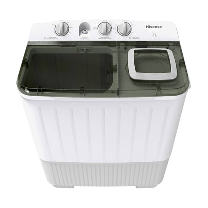 Lavadora Hisense Semi - Automática 11Kg / Doble Tina / Blanco/Gris - Hisense - Titan.com.pa - 6901101829320