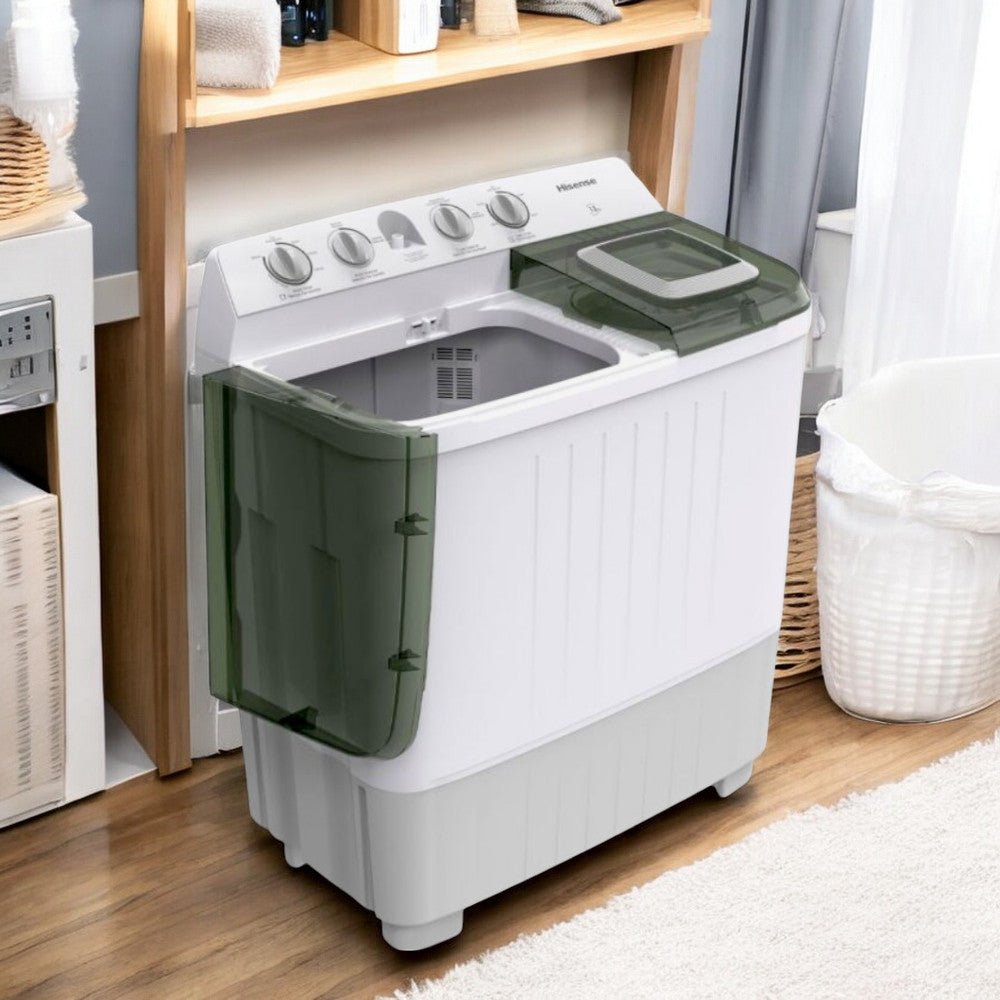 Lavadora Hisense Semi - Automática 13Kg / Doble Tina / Blanco/Gris - Hisense - Titan.com.pa - 6901101829337