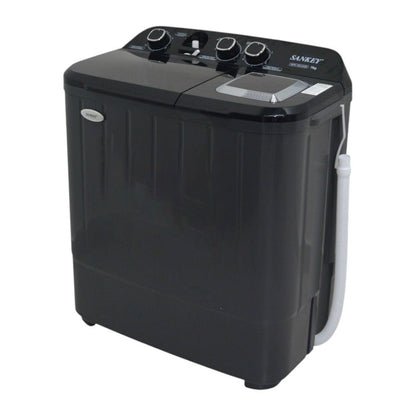 Lavadora Semi - Automática Sankey 7Kg / Negra / Doble Tina - Sankey - Titan.com.pa - 7453118901180