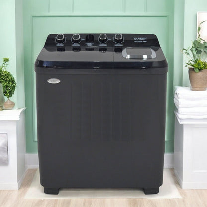 Lavadora Semi - Automática Sankey de 12 KG / Doble Tina / Negro - Sankey - Titan.com.pa - 7453118901210