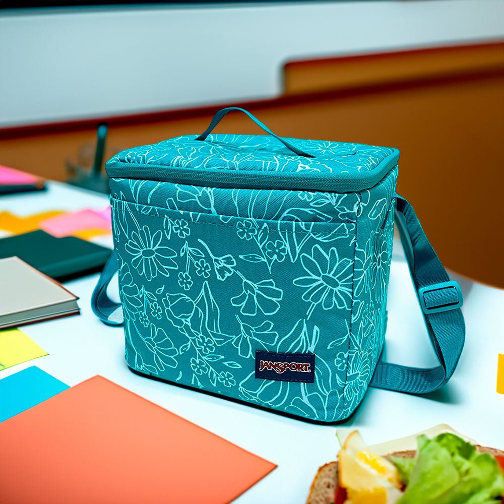 Lonchera Jansport Snack Delightful Daisies Turquesa - Jansport - Titan.com.pa - 195438917744