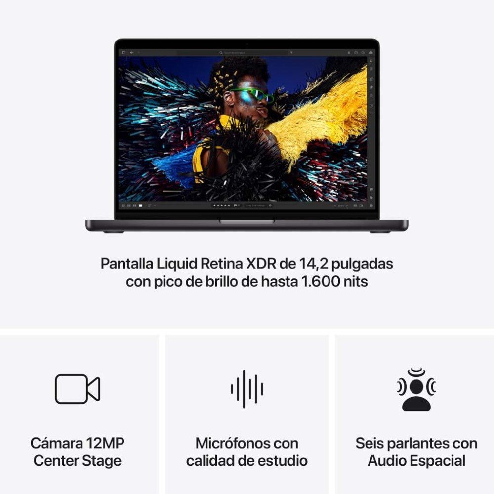 MacBook Pro 14" / 512GB SSD / Negro - Apple - Titan.com.pa - 195949507786