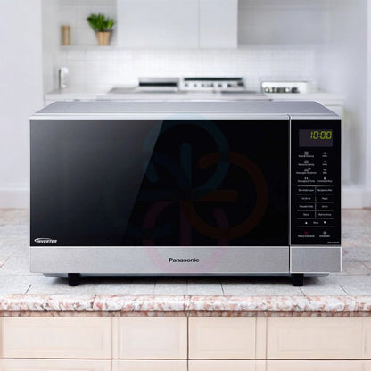 Microonda Inverter Panasonic / 27 Litros / Flat & Wide / Plateado - Panasonic - Titan.com.pa - 885170188945