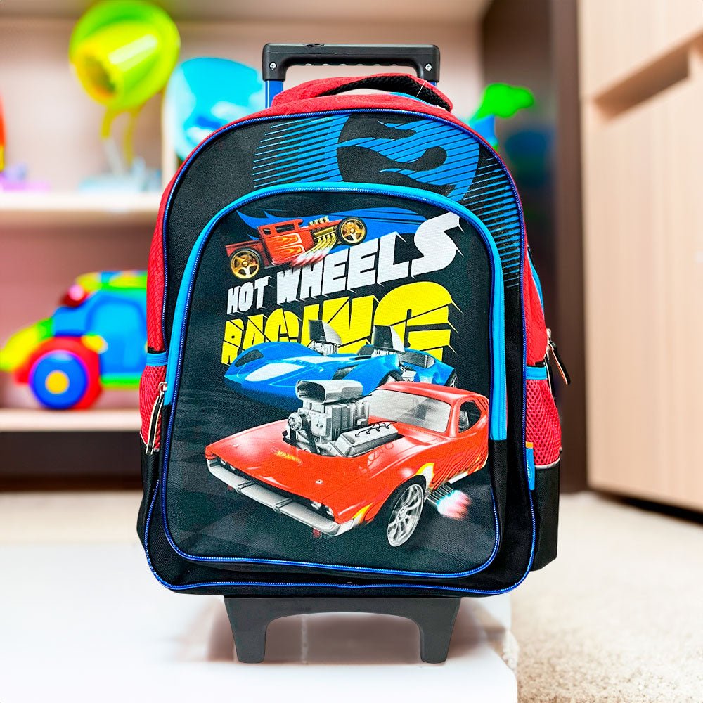 Mochila 17” Con Rueda Hot Wheels Racing - Hot Wheels - Titan.com.pa - 7450074767898