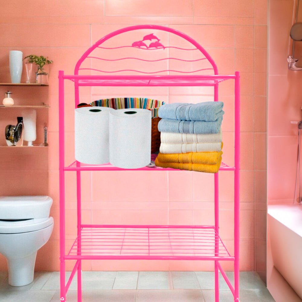 Mueble Para Baño 3 Niveles Metal Pink - Easy Home - Titan.com.pa - 2100000364909