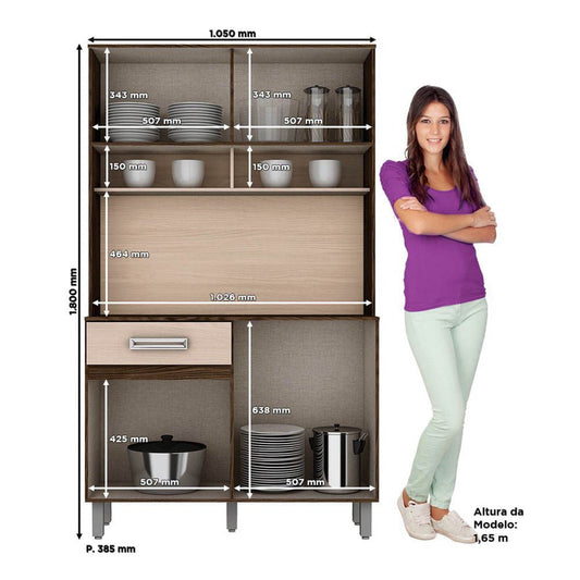 Mueble Para Cocina Henn 4 Puertas