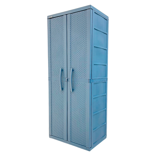 Armario Grande Rattan Rimax / Azul Petróleo