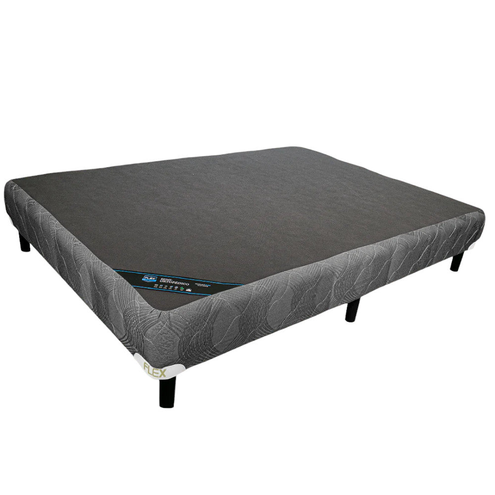 Base Spring Semi Ortopédico Flex Para Colchón King