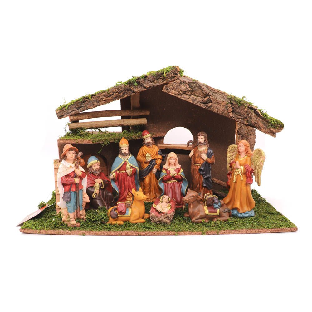 Nacimiento Miro Christmas 30 cm x 50 cm x 22 cm 10 Piezas