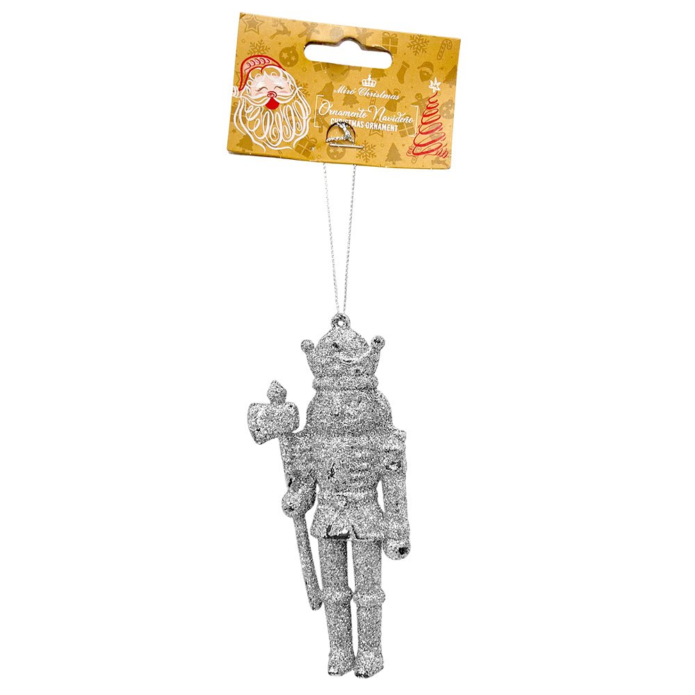 Ornamento Navideño Cascanueces 6 x 13 cm / Plateado / Miró Christmas - Miro Christmas - Titan.com.pa - 7450206315331