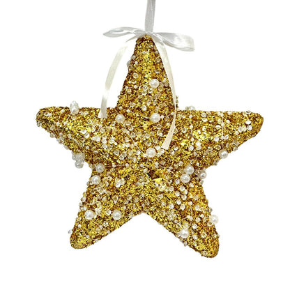 Ornamento Navideño Estrella / 20 cm / Dorado - Miro Christmas - Titan.com.pa - 7450206322612