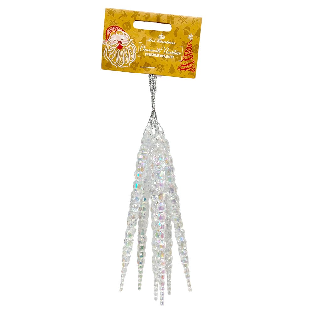 Ornamento Navideño Lágrimas / 14 cm / Transparente / Miró Christmas - Miro Christmas - Titan.com.pa - 7450206314273