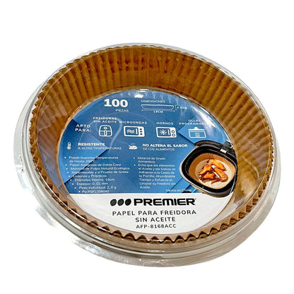 Papel Para Freidora Sin Aceite Premier 100 Piezas - Premier - Titan.com.pa - 7453064736560