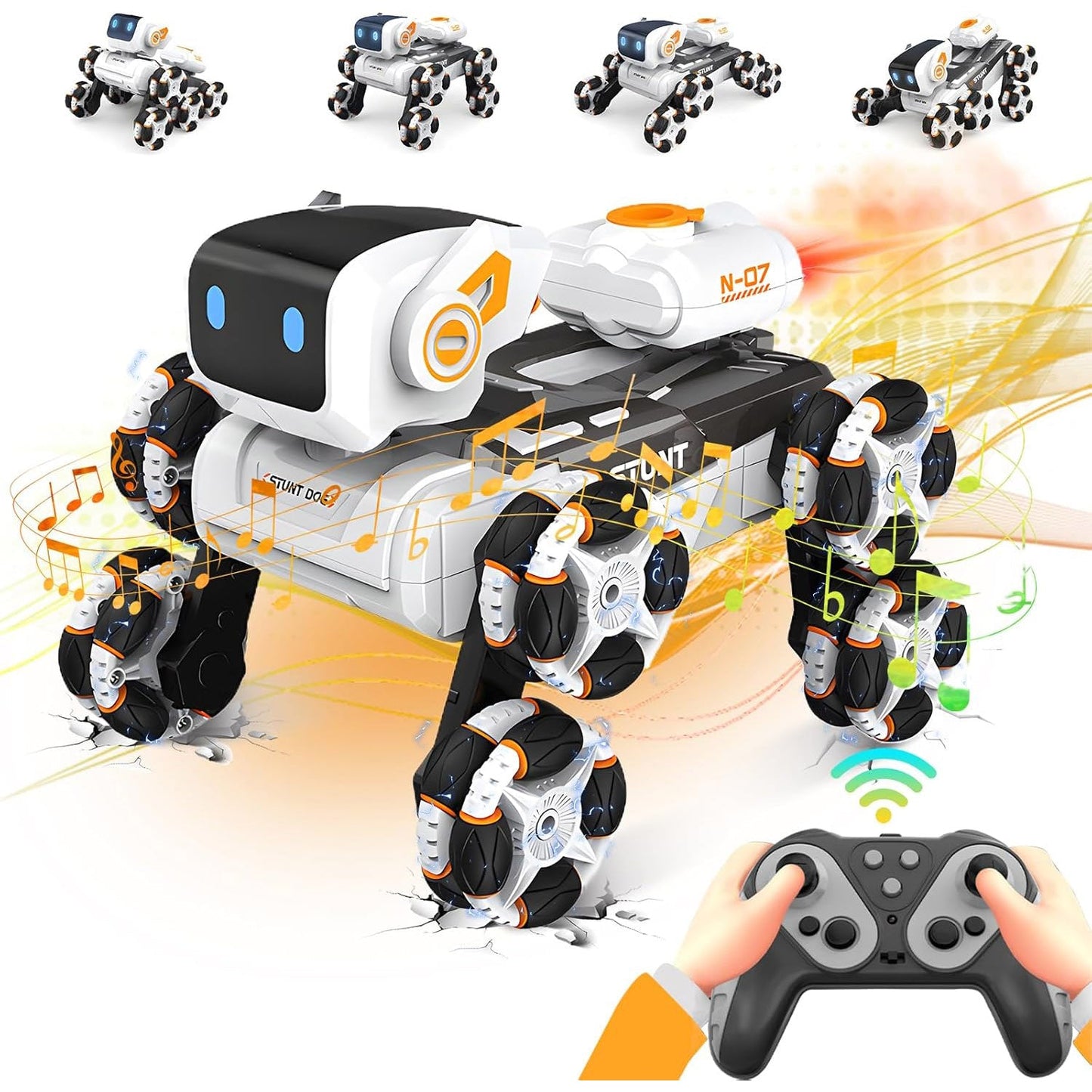 Perro Robot c/ R/C Luz y Música – 2 Colores / Kinghongda - Kinghongda - Titan.com.pa - 2100000559770