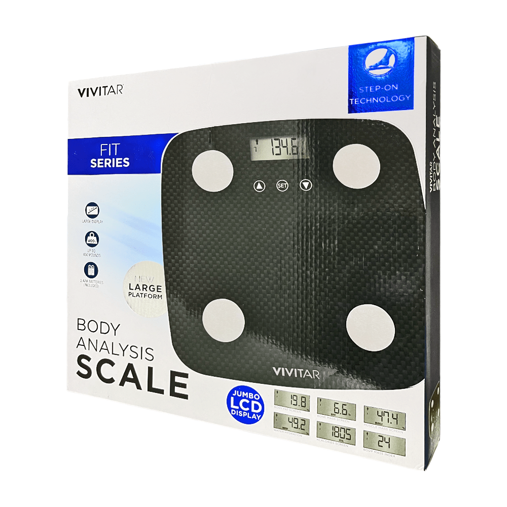 Pesa Digital Vivitar Para Baño Negro - Kole - Titan.com.pa - 681066770481