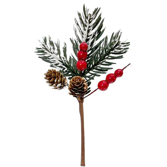 Pick Navideño 25 cm / Verde y Dorado / Christmas Elegance - Christmas Elegance - Titan.com.pa - 2100000017973