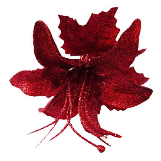 Pick Navideño Montefiori Christmas Flor 17 cm