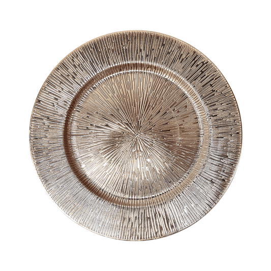 Plato Decorativo 30 Cm Dorado - Montefiori Christmas - Titan.com.pa - 7453121087161