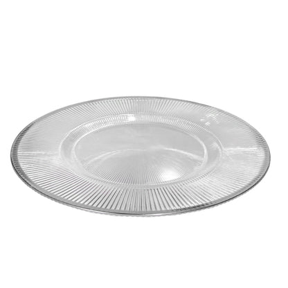 Plato Llano Plástico Koopman / 33 cm / Clear - Silver / Surtido - Koopman - Titan.com.pa - 8721037088893