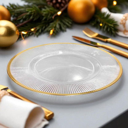 Plato Llano Plástico Koopman / 33 cm / Transparente / Surtido - Koopman - Titan.com.pa - 8721037088909