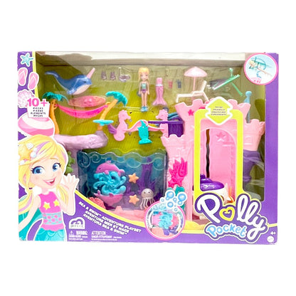 Polly Pocket Mega Aventura de Sirenas / Mattel - Polly Pocket - Titan.com.pa - 887961962659