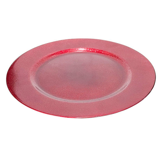 Porta Plato Navideño Decorativo / 33 cm / Rojo / Miro Christmas - Miro Christmas - Titan.com.pa - 7450206312767