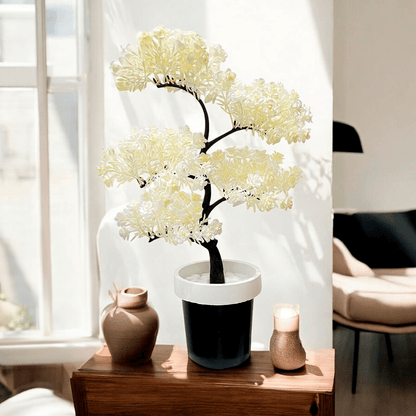 Pote Decorativo 22" Gelincik Dekor Con Diseño de Flores - Blanca - Gelincik Dekor - Titan.com.pa - 8681333003672