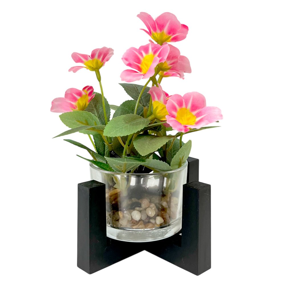 Pote Decorativo de Vidrio Home Elegance 2"x3" / Con Plantita / Surtido - Home Elegance - Titan.com.pa - 2100000368846