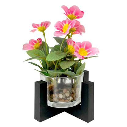 Pote Decorativo de Vidrio Home Elegance 2"x3" / Con Plantita / Surtido - Home Elegance - Titan.com.pa - 2100000368846