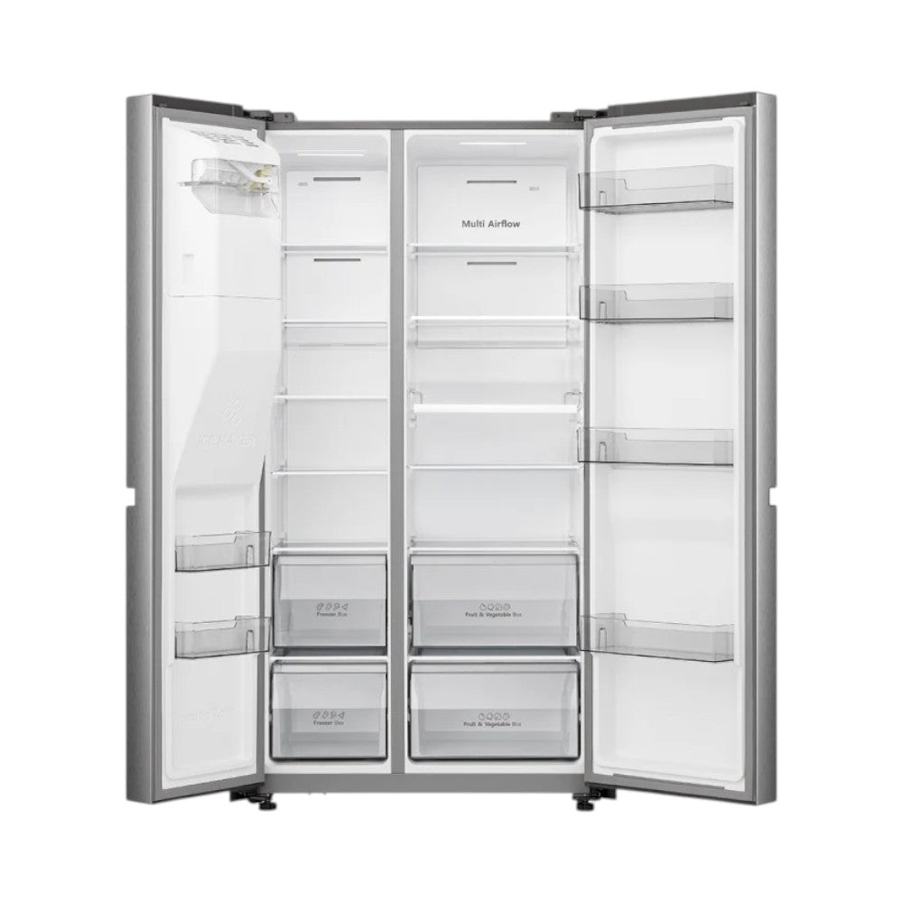 Refrigeradora Hisense SBS 22.3, Inverter con dispensador de agua en Titan Panamá