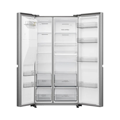 Refrigeradora Hisense SBS 22.3, Inverter con dispensador de agua en Titan Panamá