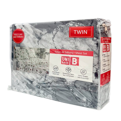 Sábana Twin Estampada Unibase / Set 3 Pizas / Surtida - Unibase - Titan.com.pa - 2100001485276
