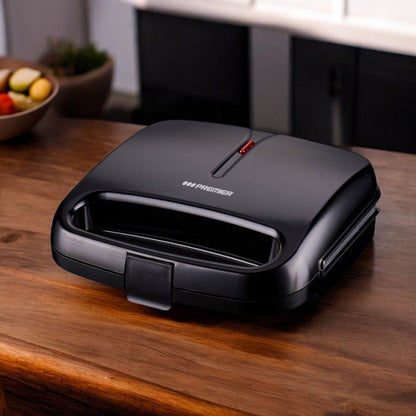 Sandwichera Premier 2 Rebanadas / Negra / 750W - Premier - Titan.com.pa - 7453064740390