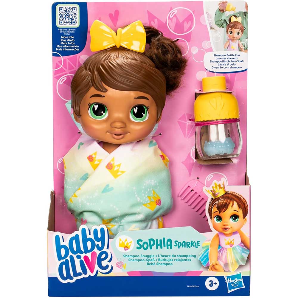 Shampoo Snuggle BRNH Sophia / Baby Alive - Baby Alive - Titan.com.pa - 5010996211118