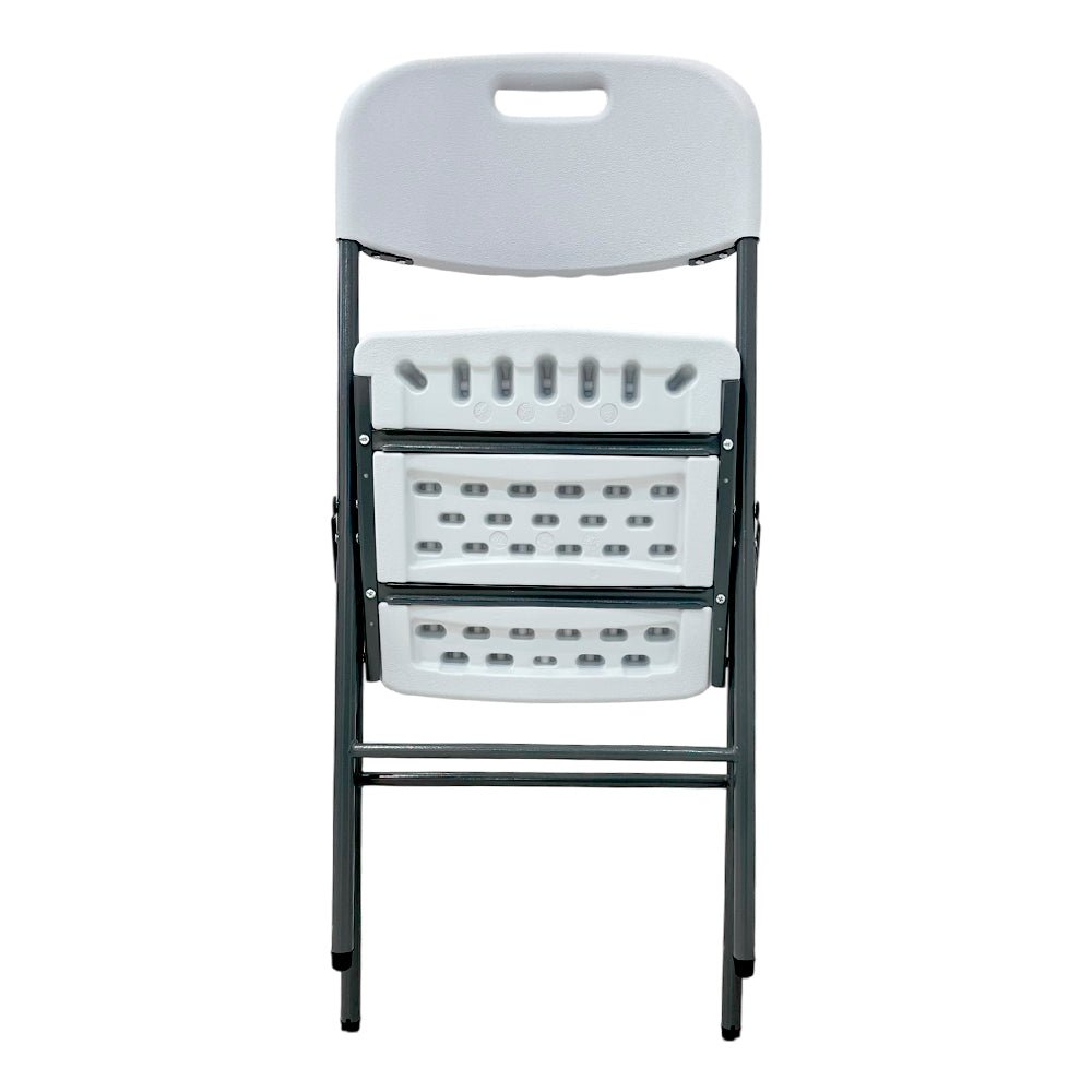 Silla Plegable De Plástico y Metal / Home / Blanco - Home - Titan.com.pa - 7453068246522