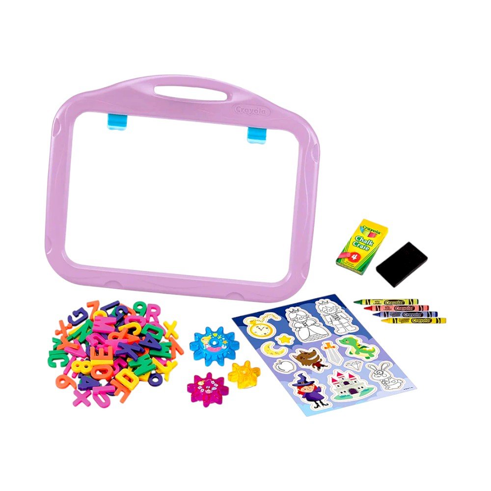 Tablero de Doble Cara Portátil / Libro Cuentos Magnético Crayola - Crayola - Titan.com.pa - 833186007118