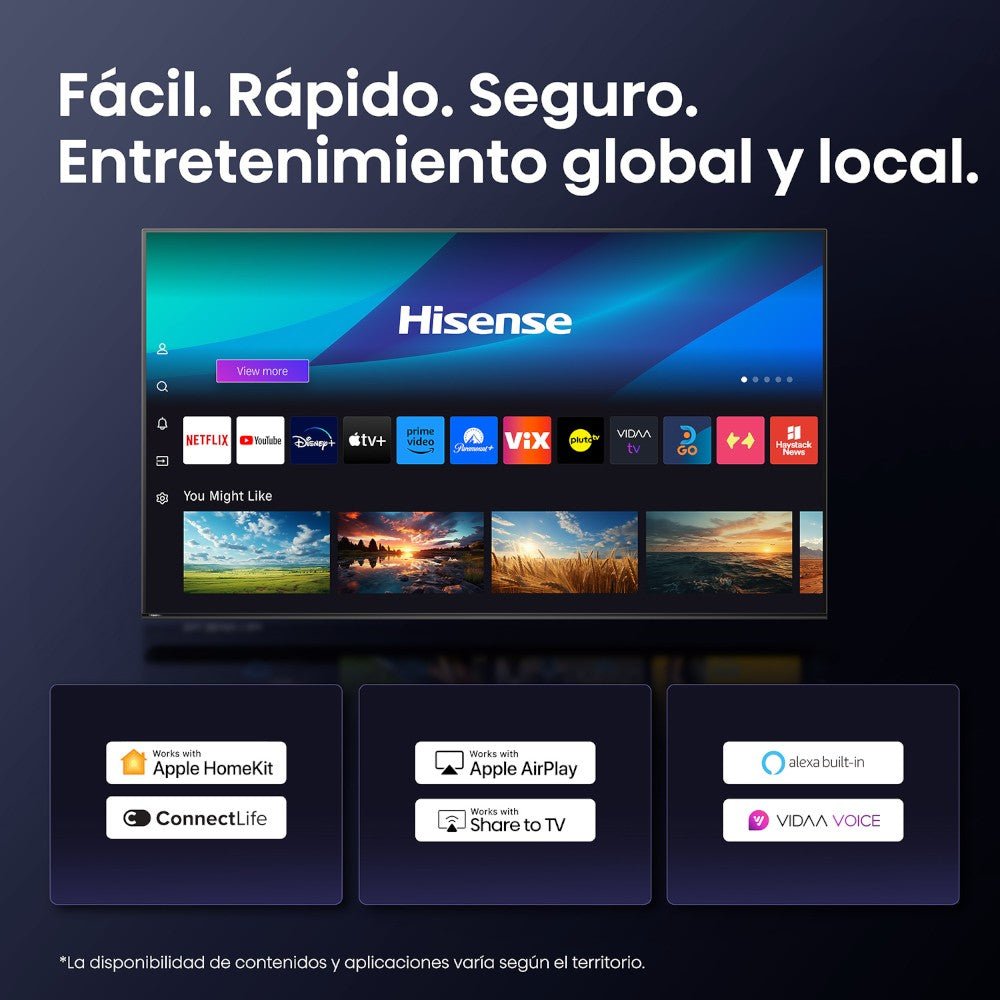 Televisor Hisense 85" QLED Smart TV 4K UHD | 85Q6QV - Hisense - Titan.com.pa - 6942351422107