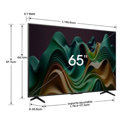 Televisor Hisense de 65" Pro Mini - LED / ULED / 4K / Smart TV / 65U6N - Hisense - Titan.com.pa - 6942351407289