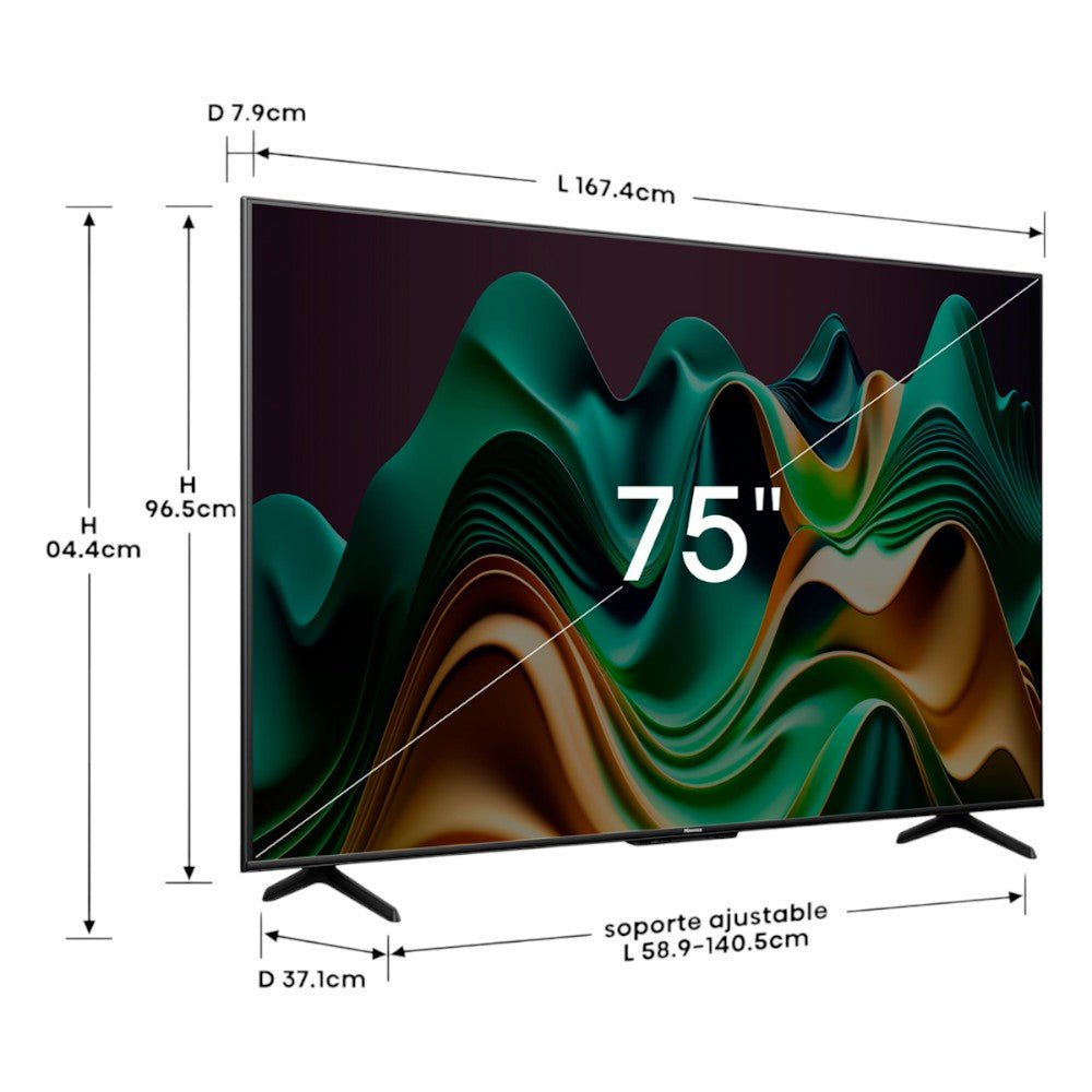 Televisor Hisense de 75" | Smart TV ULED | MiniLED | 75U6N - Hisense - Titan.com.pa - 6942351407272