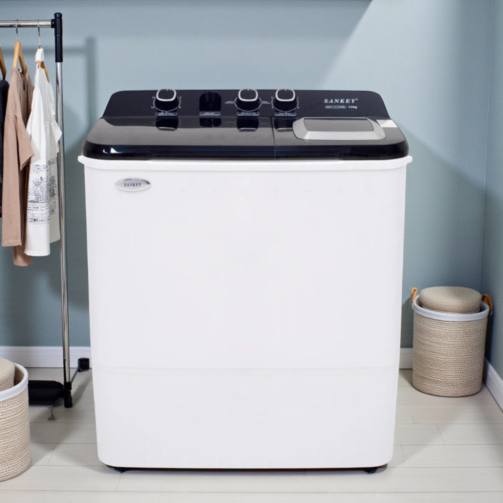 Lavadora Sankey Semi-Automática 11 Kg / Doble Tina / Blanca