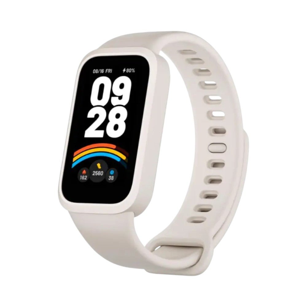 La Xiaomi Smart Band Active 9 en Titan Panamá con pantalla ultra grande, 50 modos deportivos, monitoreo cardíaco y diseño superligero.