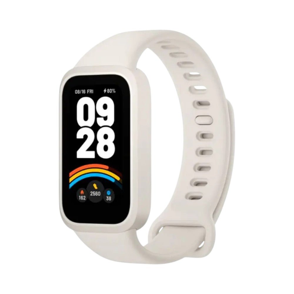 La Xiaomi Smart Band Active 9 en Titan Panamá con pantalla ultra grande, 50 modos deportivos, monitoreo cardíaco y diseño superligero.