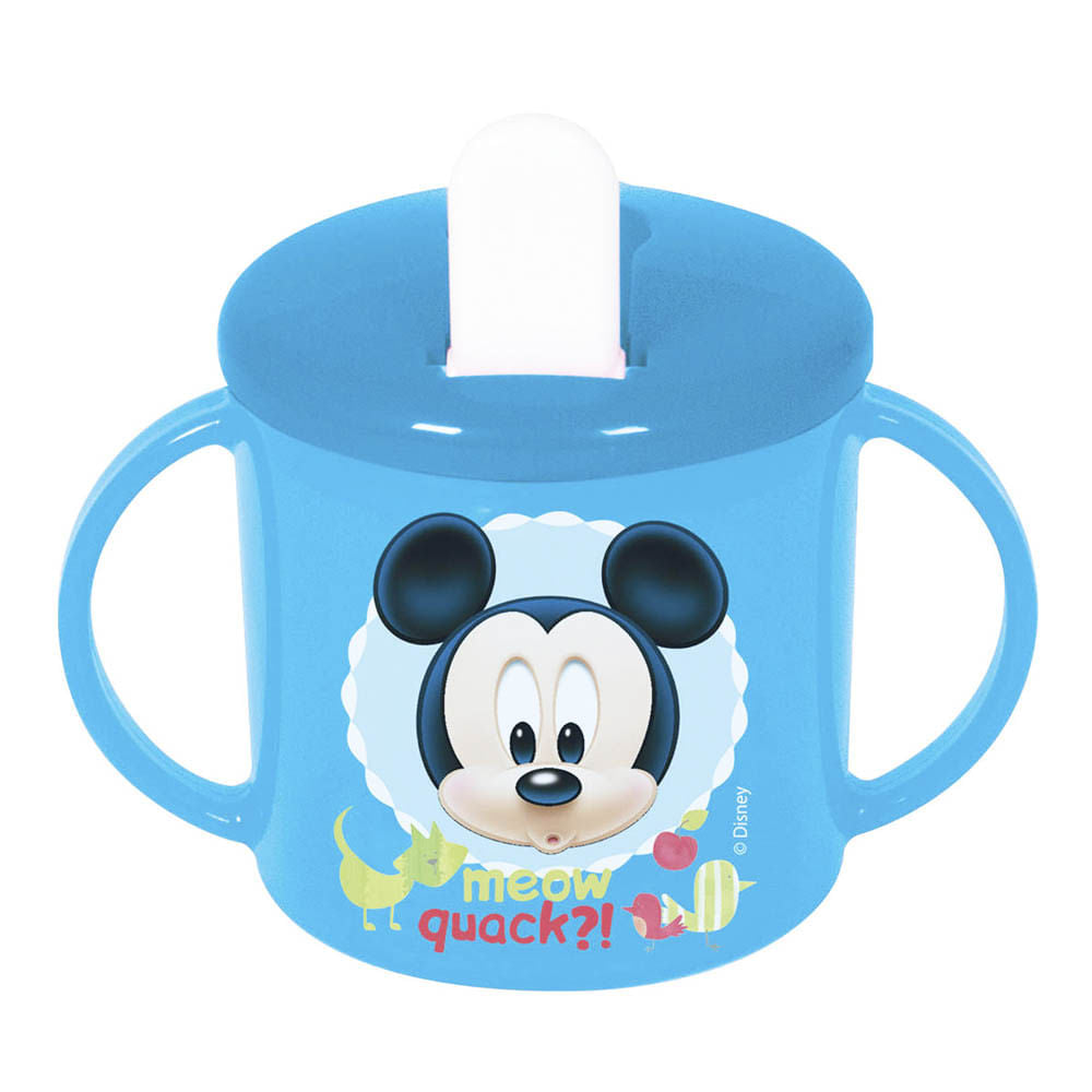 Vaso Boquilla Mickey Con Agarraderas 230 ml