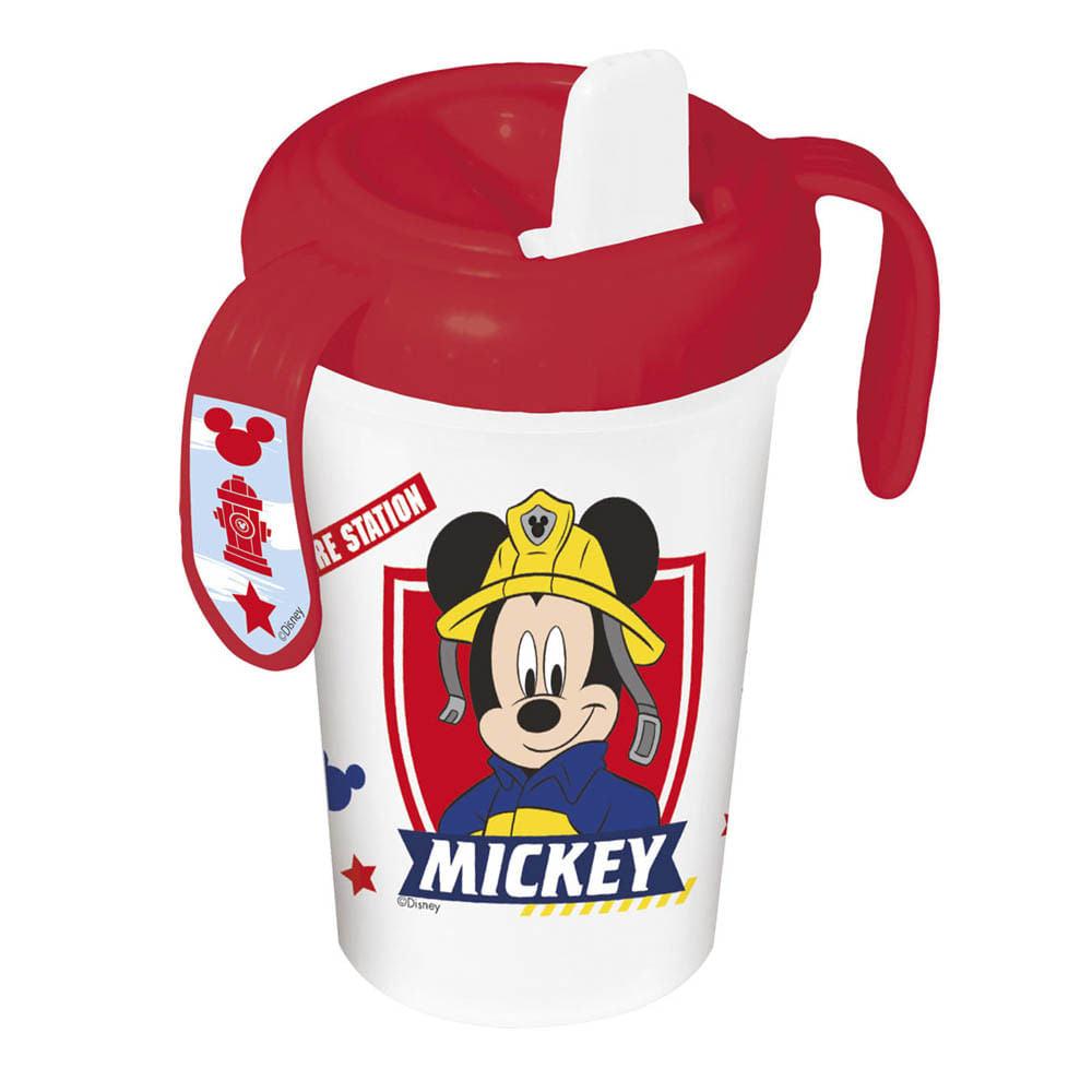Vaso Boquilla Mickey Con Agarraderas 380 ml