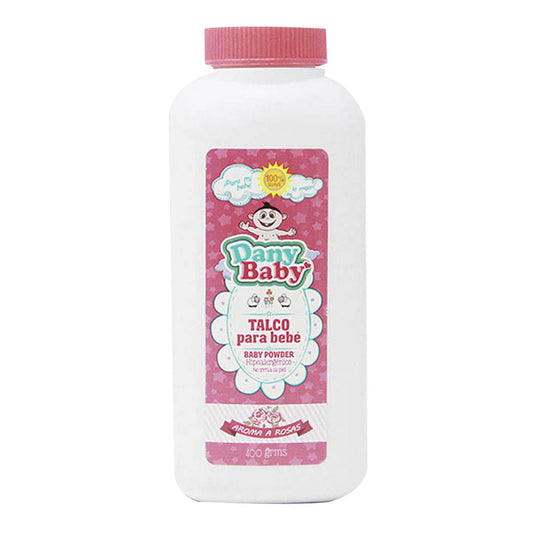 Polvo Para Bebés Dany Baby Aroma Rosas 400 g