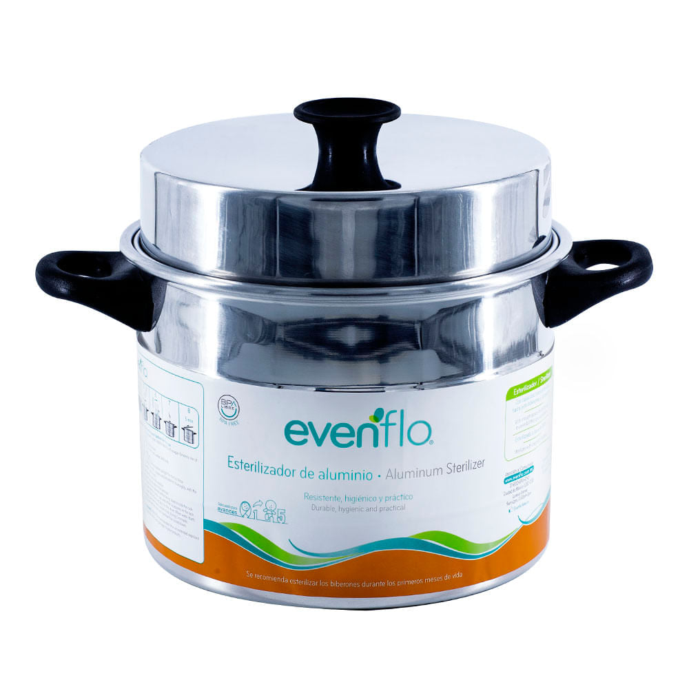 Esterilizador De Aluminio Evenflo Capacidad 6 Biberones