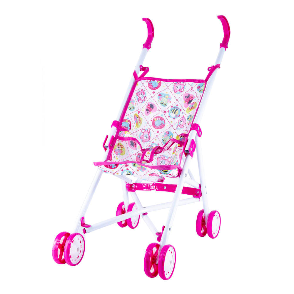 Coche para muñeca diseño de paraguas