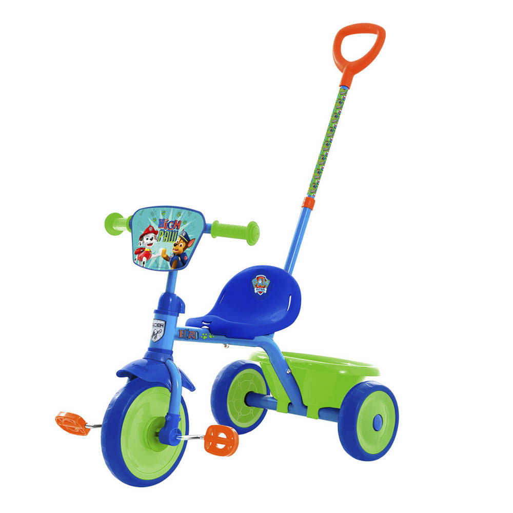 Triciclo Paw Patrol Con Guía
